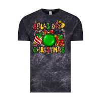 Cloud Black balls deep into christmas Vintage Tee - MaliasSmallBusiness