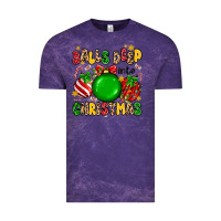 Cloud Purple balls deep into christmas Vintage Tee - MaliasSmallBusiness
