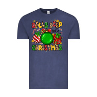Vintage Denim balls deep into christmas Vintage Tee - MaliasSmallBusiness