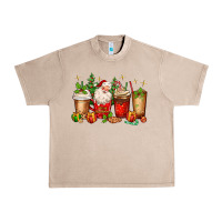 French Oak Christmas Santa coffee cups Urban Heavy Tee - MaliasSmallBusiness