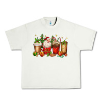 Pistachio Christmas Santa coffee cups Urban Heavy Tee - MaliasSmallBusiness