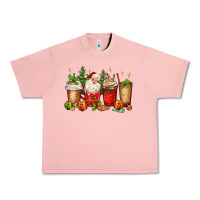 Salmon Christmas Santa coffee cups Urban Heavy Tee - MaliasSmallBusiness