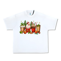 White Christmas Santa coffee cups Urban Heavy Tee - MaliasSmallBusiness