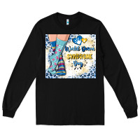 Black world down syndrome day Long Sleeve Tee - Artiststas