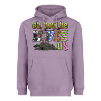 Lavender Easter Day Oh he loves us Heavyweight Hoodie - OliviaCreatesArt