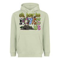 Matcha Easter Day Oh he loves us Heavyweight Hoodie - OliviaCreatesArt