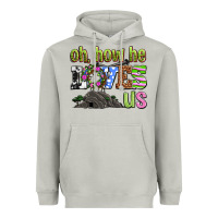 Easter Day Oh He Loves Us Heavyweight Hoodie | Teevron