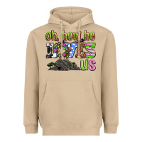 Mushroom Easter Day Oh he loves us Heavyweight Hoodie - OliviaCreatesArt