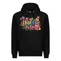 Black One hoppy mama easter day Premium Hoodie - HowdyJamesFarm