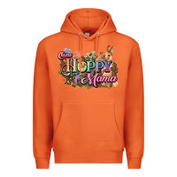 Carrot One hoppy mama easter day Premium Hoodie - HowdyJamesFarm