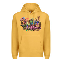 Mustard One hoppy mama easter day Premium Hoodie - HowdyJamesFarm