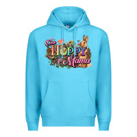 Ocean Blue One hoppy mama easter day Premium Hoodie - HowdyJamesFarm