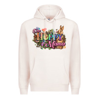Pale Pink One hoppy mama easter day Premium Hoodie - HowdyJamesFarm