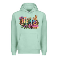 Seafoam One hoppy mama easter day Premium Hoodie - HowdyJamesFarm