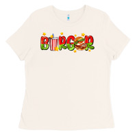 Bone burger with coke and stars Ladies Tee - AdoDesignShop
