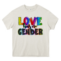 Cream love has no gender Heavy Core Tee - AdoDesignShop