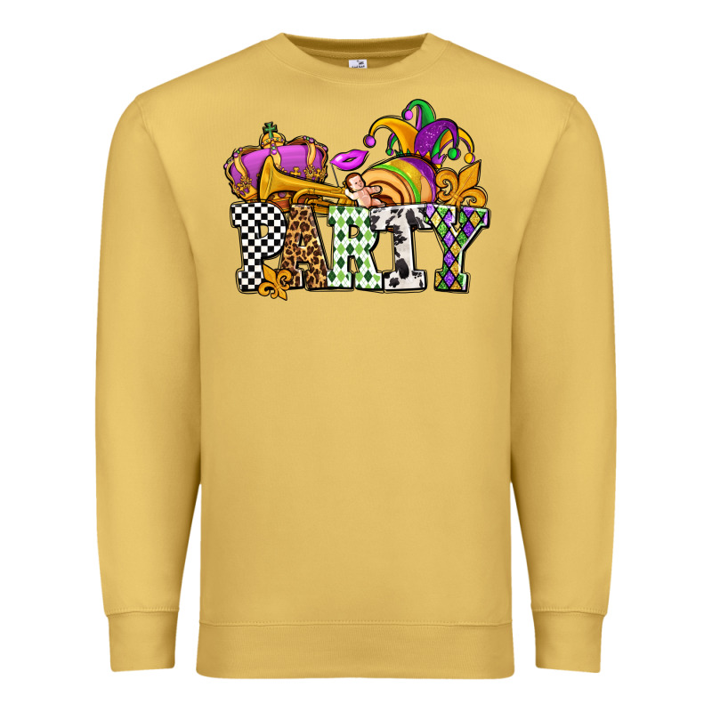 Mardi Gras  Party Olivia Premium Sweatshirt by OliviaCreatesArt | Teevron