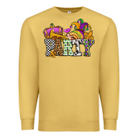 Antique Gold mardi gras  party olivia Premium Sweatshirt - OliviaCreatesArt