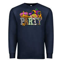Navy mardi gras  party olivia Premium Sweatshirt - OliviaCreatesArt