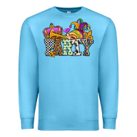 Ocean Blue mardi gras  party olivia Premium Sweatshirt - OliviaCreatesArt