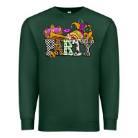Sports Green mardi gras  party olivia Premium Sweatshirt - OliviaCreatesArt