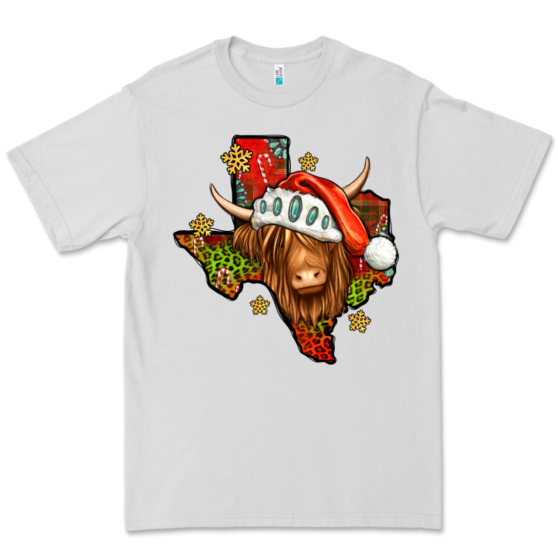 Shaggy Cow Texas Christmas Premium Tee by Jasminsmagicworld | Teevron