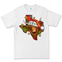 White Shaggy cow Texas Christmas Premium Tee - Jasminsmagicworld