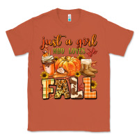 Copper just a girl who loves fall Classic Tee - MaliasSmallBusiness