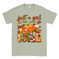 Matcha just a girl who loves fall Classic Tee - MaliasSmallBusiness