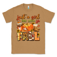 Toasted Coconut just a girl who loves fall Classic Tee - MaliasSmallBusiness