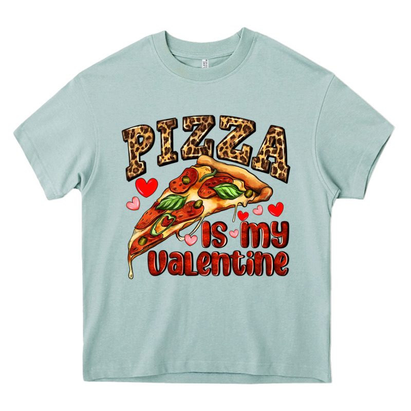 Pizza Is My Valentine Heavy Core Tee by AdoDesignShop | Teevron