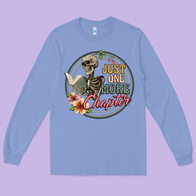 Just One More Chapter Long Sleeve Tee Designed By Artiststas