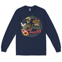 Navy just one more chapter Long Sleeve Tee - Artiststas