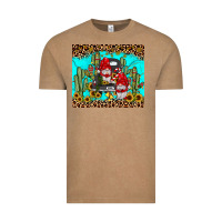 Vintage Coffee truck gnome cactus Vintage Tee - JahusDesignShop