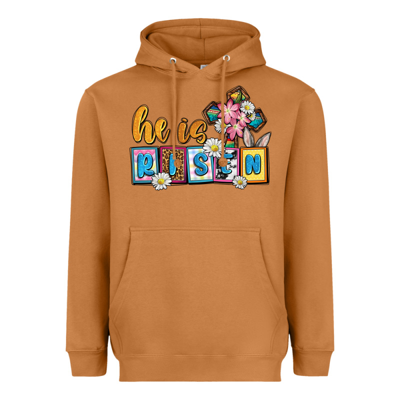 Easter Day He Is Risen Heavyweight Hoodie by OliviaCreatesArt | Teevron