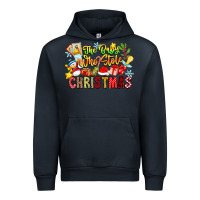 Navy The Boy Who Stole Christmas Urban Hoodie - CowhideDigitalArt