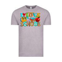Vintage Zinc i love school Vintage Tee - NancyCooperArtShop