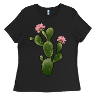 Black cactus 2 Ladies Tee - JahusDesignShop