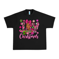 Black pink christmas joy black woman Urban Heavy Tee - MaliasSmallBusiness