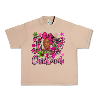 Burro pink christmas joy black woman Urban Heavy Tee - MaliasSmallBusiness