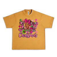 Peanut Butter pink christmas joy black woman Urban Heavy Tee - MaliasSmallBusiness