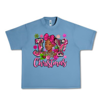 Pebble Blue pink christmas joy black woman Urban Heavy Tee - MaliasSmallBusiness
