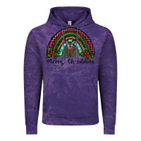 Cloud Purple reindeer rainbow christmas Vintage Hoodie - RanaPortraitStore