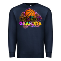 Navy basketball grandma Premium Sweatshirt - OliviaCreatesArt