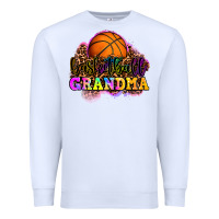 White basketball grandma Premium Sweatshirt - OliviaCreatesArt