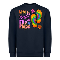 Navy life is better in flip flops Heavyweight Sweatshirt - Jasminsmagicworld