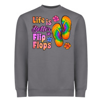 Storm life is better in flip flops Heavyweight Sweatshirt - Jasminsmagicworld