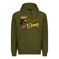 Army Green Black king Premium Hoodie - HowdyJamesFarm