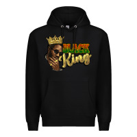 Black Black king Premium Hoodie - HowdyJamesFarm