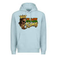 Blue Mist Black king Premium Hoodie - HowdyJamesFarm
